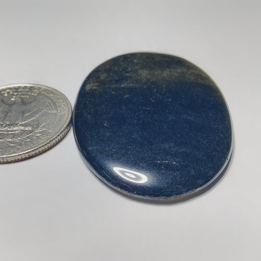 Golden Sheen Obsidian gemstone cabochon - natural crystal healing stone for jewelry making by Gemivra