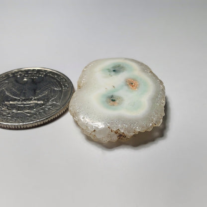 Solar Quartz Druzy gemstone cabochon - natural crystal healing stone for jewelry making by Gemivra