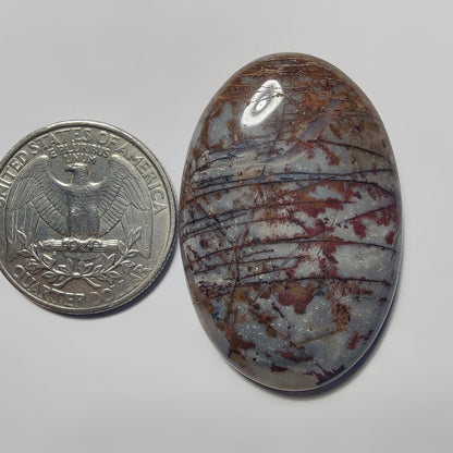 Outback Jasper gemstone cabochon - natural crystal healing stone for jewelry making by Gemivra