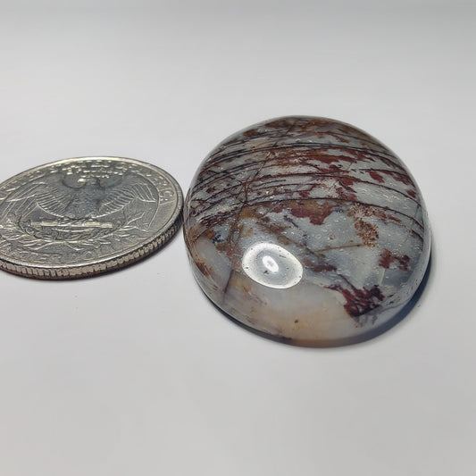 Outback Jasper gemstone cabochon - natural crystal healing stone for jewelry making by Gemivra