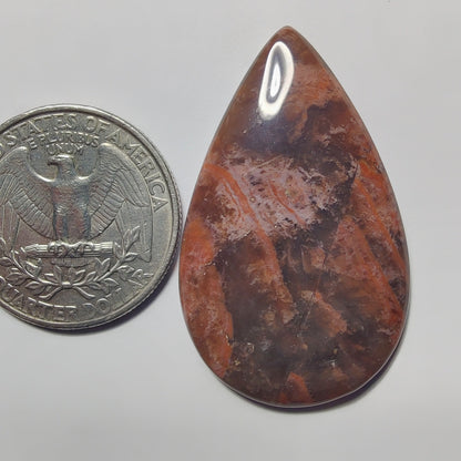 Butterlite Jasper gemstone cabochon - natural crystal healing stone for jewelry making by Gemivra