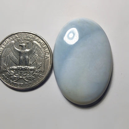 Blue Opal gemstone cabochon - natural crystal healing stone for jewelry making by Gemivra