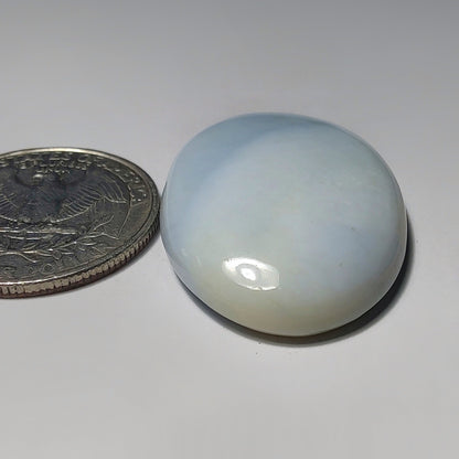 Blue Opal gemstone cabochon - natural crystal healing stone for jewelry making by Gemivra