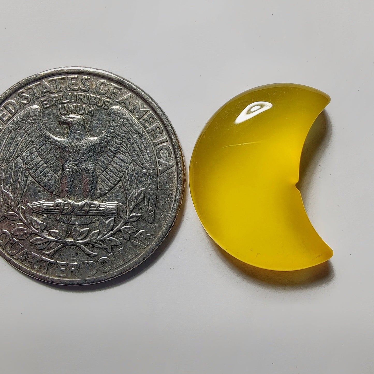 Chalcedony Moon gemstone cabochon - natural crystal healing stone for jewelry making by Gemivra