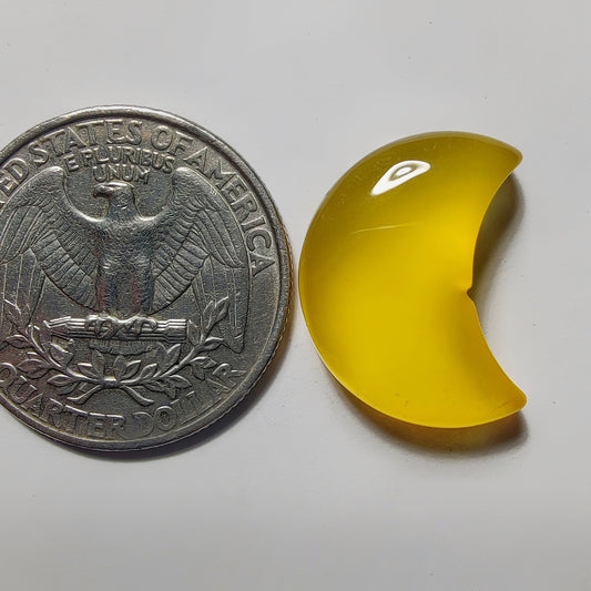 Chalcedony Moon gemstone cabochon - natural crystal healing stone for jewelry making by Gemivra