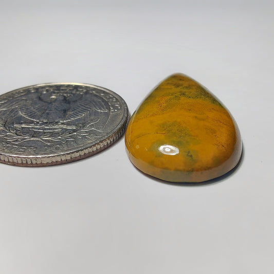 Ocean Jasper gemstone cabochon - natural crystal healing stone for jewelry making by Gemivra