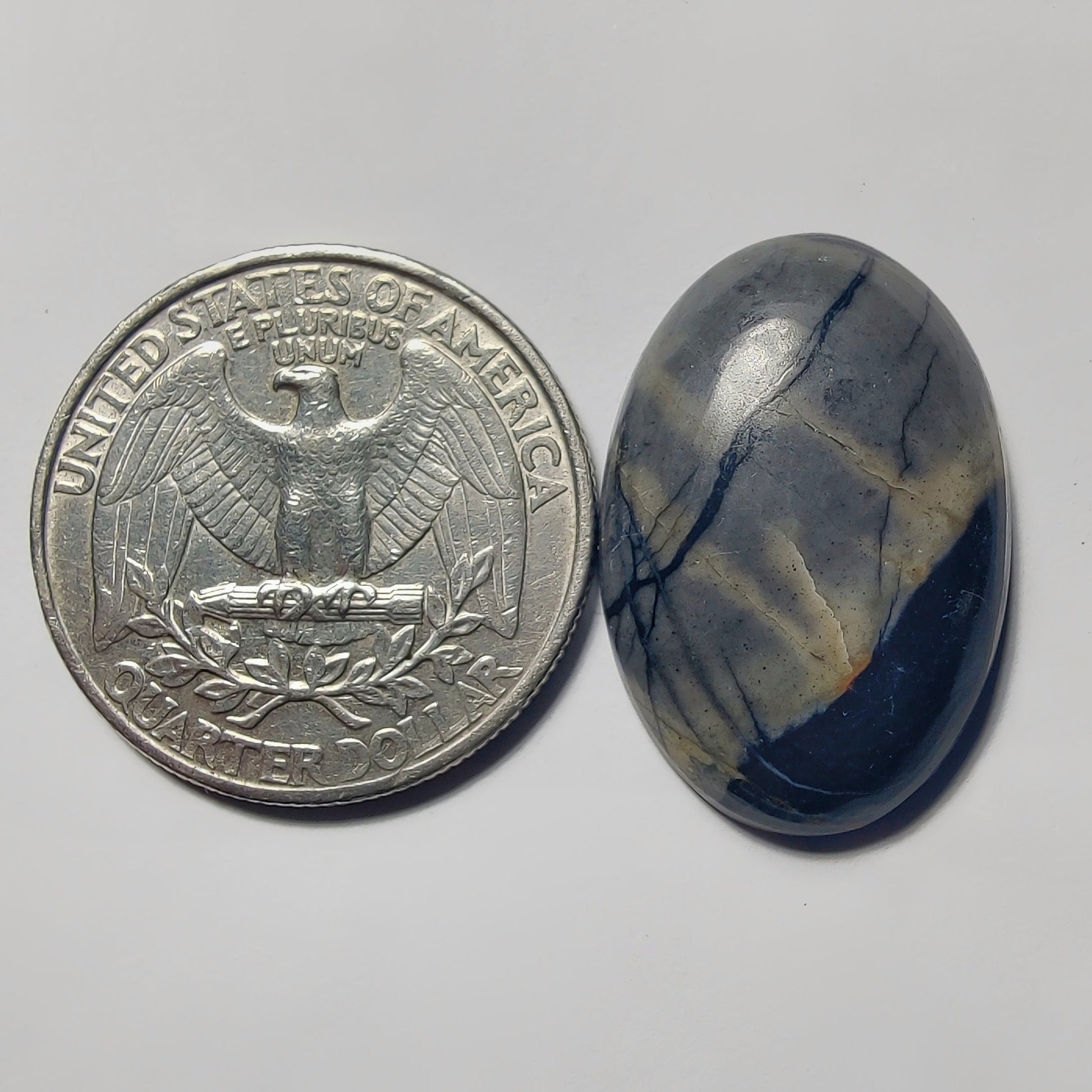 Picasso Jasper gemstone cabochon - natural crystal healing stone for jewelry making by Gemivra