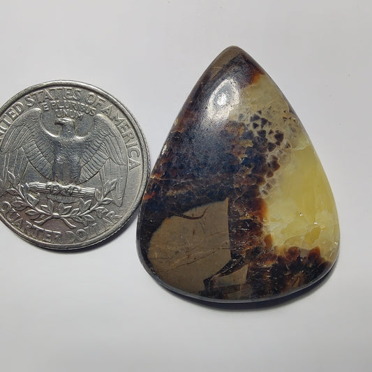 Septarian gemstone cabochon - natural crystal healing stone for jewelry making by Gemivra