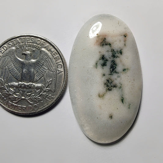 Solar Quartz gemstone cabochon - natural crystal healing stone for jewelry making by Gemivra