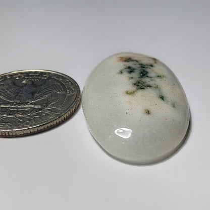 Solar Quartz gemstone cabochon - natural crystal healing stone for jewelry making by Gemivra