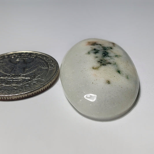 Solar Quartz gemstone cabochon - natural crystal healing stone for jewelry making by Gemivra