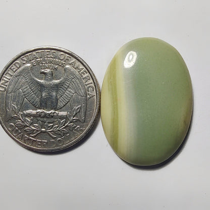 Lemon Chrysoprase gemstone cabochon - natural crystal healing stone for jewelry making by Gemivra