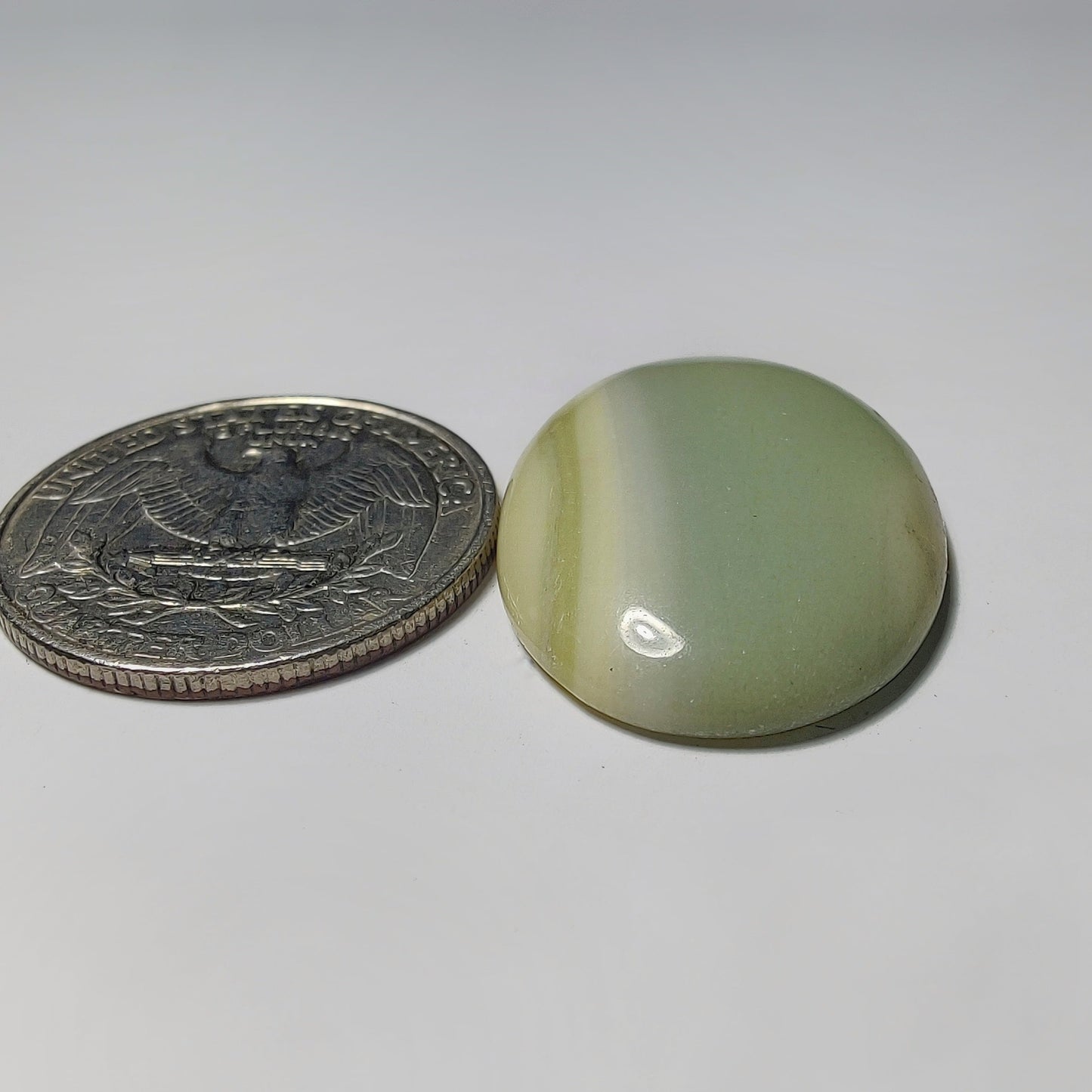 Lemon Chrysoprase gemstone cabochon - natural crystal healing stone for jewelry making by Gemivra