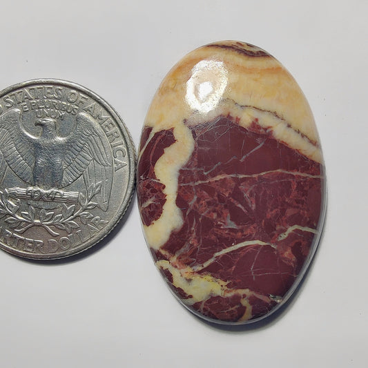 Chocolate Jasper gemstone cabochon - natural crystal healing stone for jewelry making by Gemivra