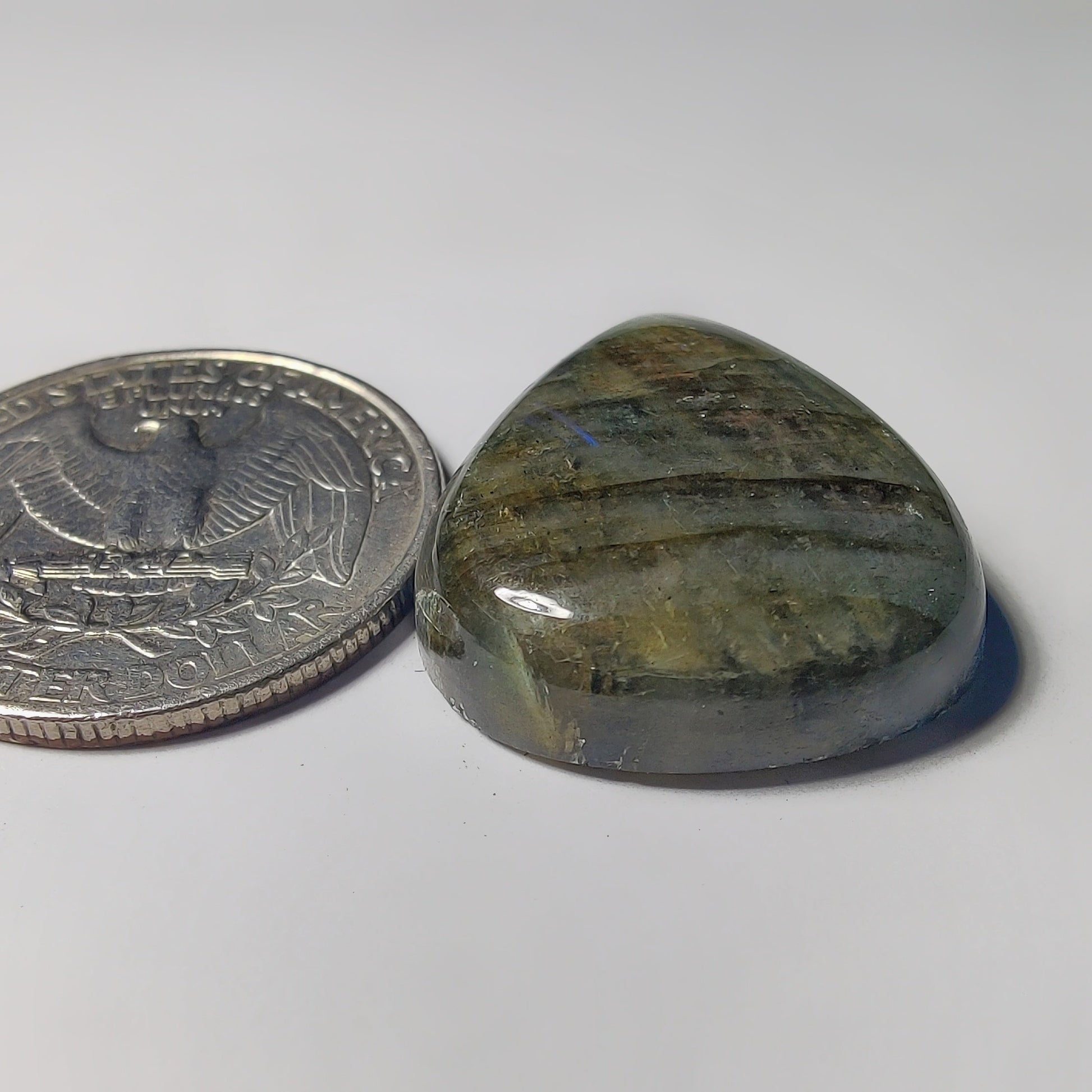 Labradorite gemstone cabochon - natural crystal healing stone for jewelry making by Gemivra