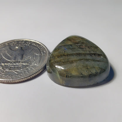 Labradorite gemstone cabochon - natural crystal healing stone for jewelry making by Gemivra