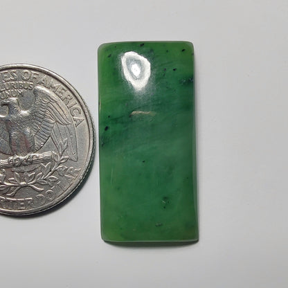 Nephrite gemstone cabochon - natural crystal healing stone for jewelry making by Gemivra