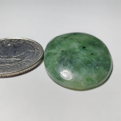 Nephrite gemstone cabochon - natural crystal healing stone for jewelry making by Gemivra
