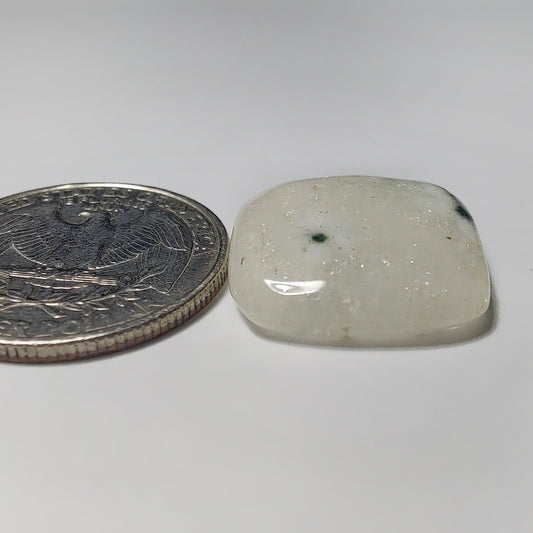 Solar Quartz gemstone cabochon - natural crystal healing stone for jewelry making by Gemivra