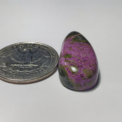 Stichtite gemstone cabochon - natural crystal healing stone for jewelry making by Gemivra