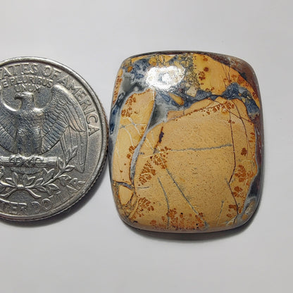 Maligano Jasper gemstone cabochon - natural crystal healing stone for jewelry making by Gemivra