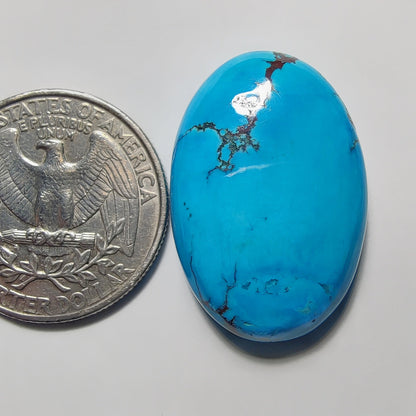 Dyed Turquoise gemstone cabochon - natural crystal healing stone for jewelry making by Gemivra