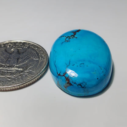 Dyed Turquoise gemstone cabochon - natural crystal healing stone for jewelry making by Gemivra