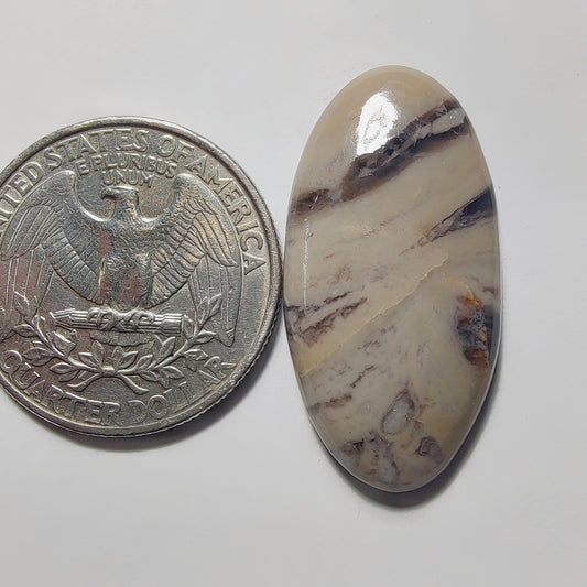 Wave Jasper gemstone cabochon - natural crystal healing stone for jewelry making by Gemivra