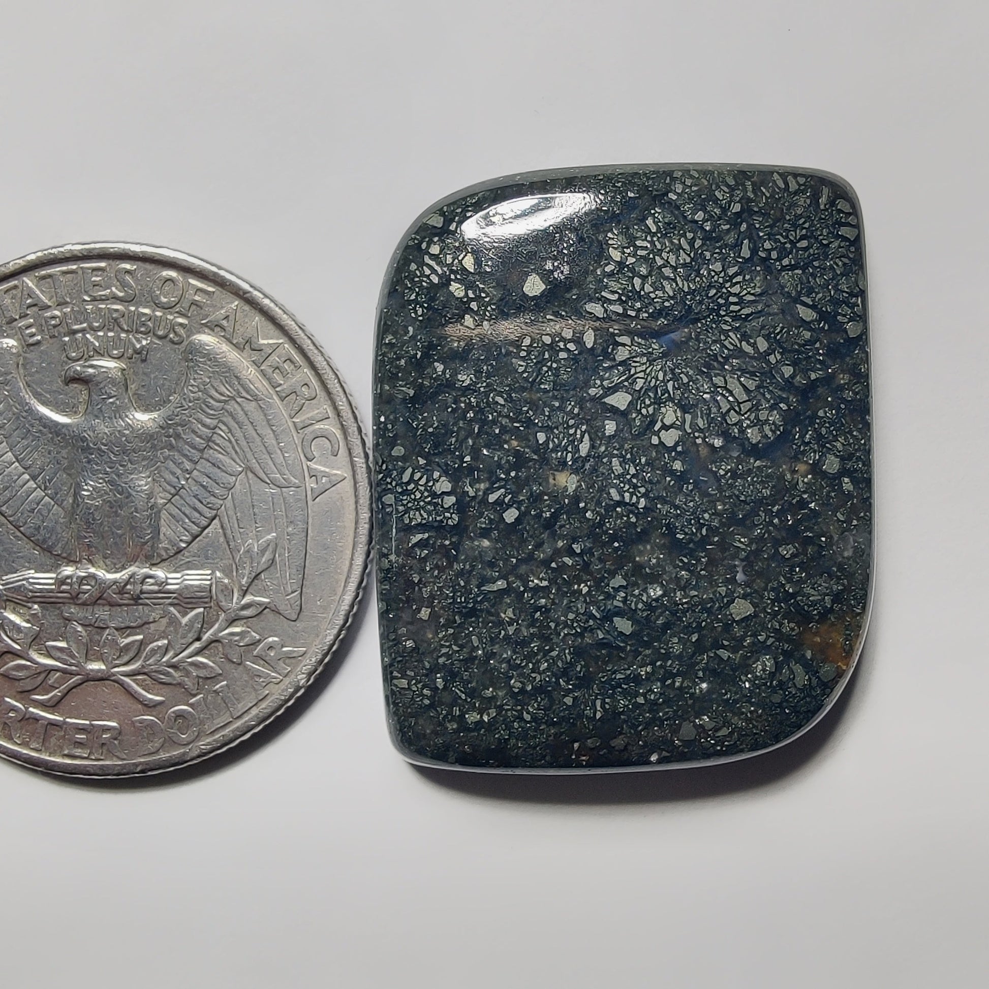 Marcasite gemstone cabochon - natural crystal healing stone for jewelry making by Gemivra