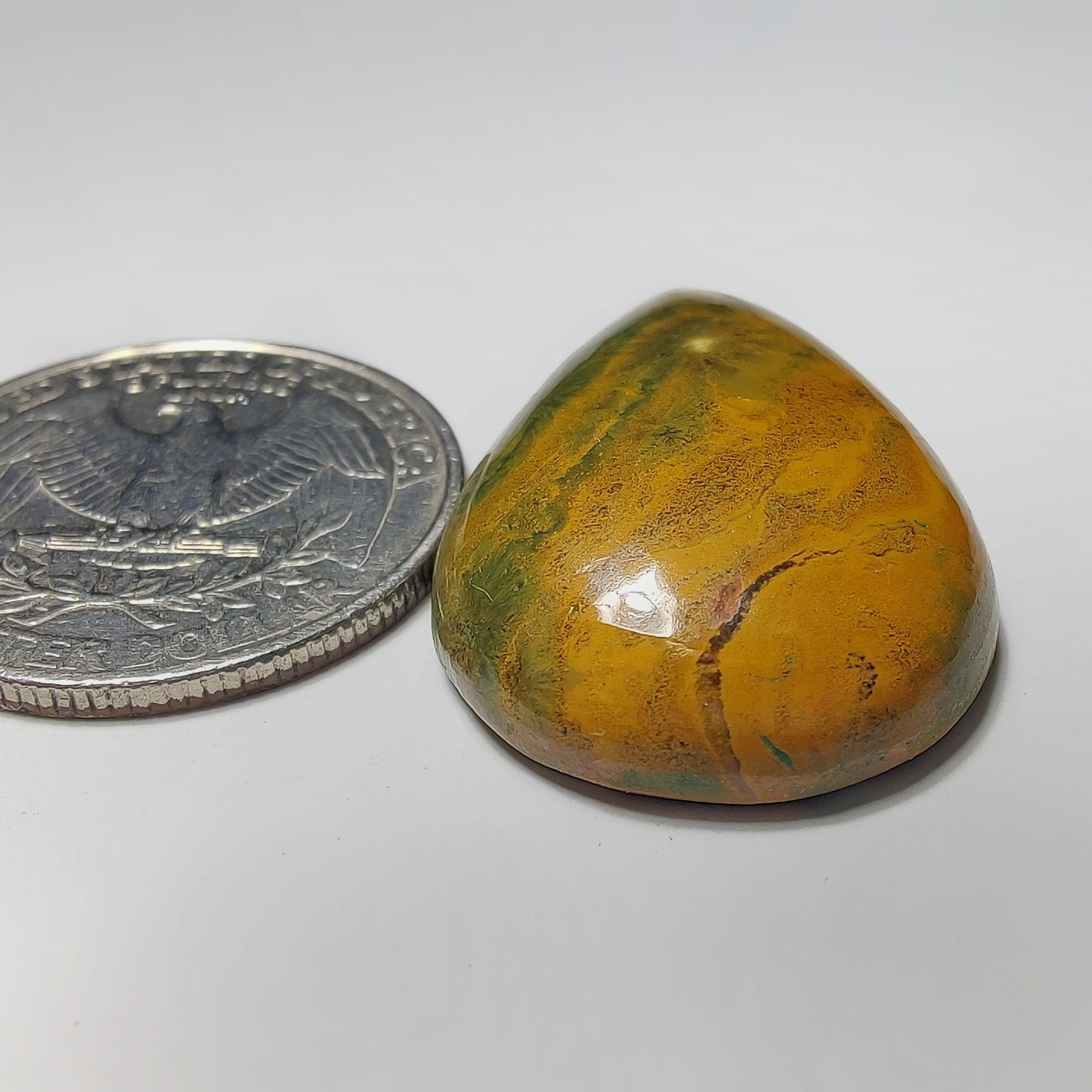 Ocean Jasper gemstone cabochon - natural crystal healing stone for jewelry making by Gemivra