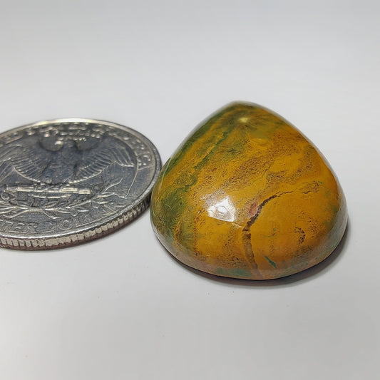 Ocean Jasper gemstone cabochon - natural crystal healing stone for jewelry making by Gemivra