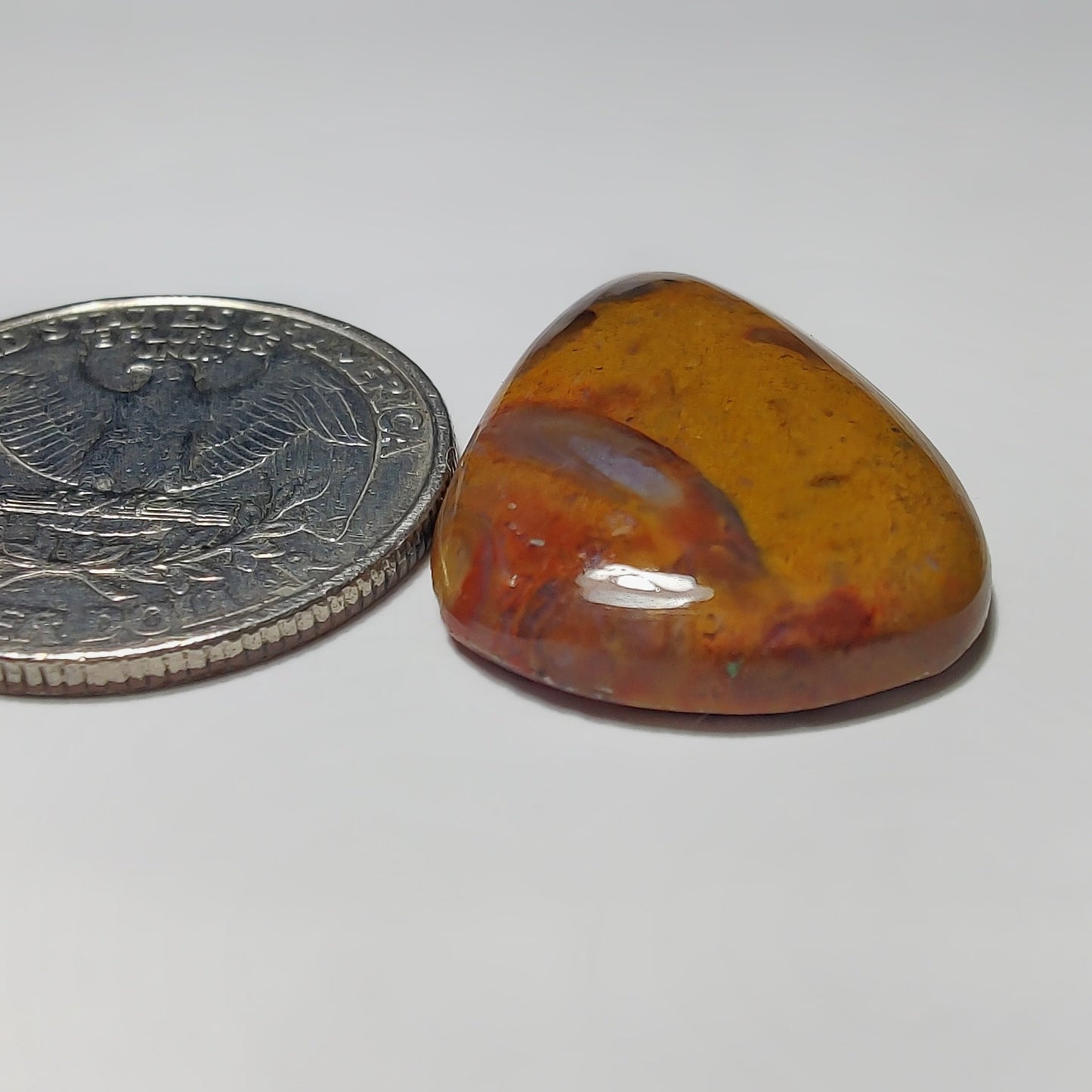 Palm Root Agate gemstone cabochon - natural crystal healing stone for jewelry making by Gemivra