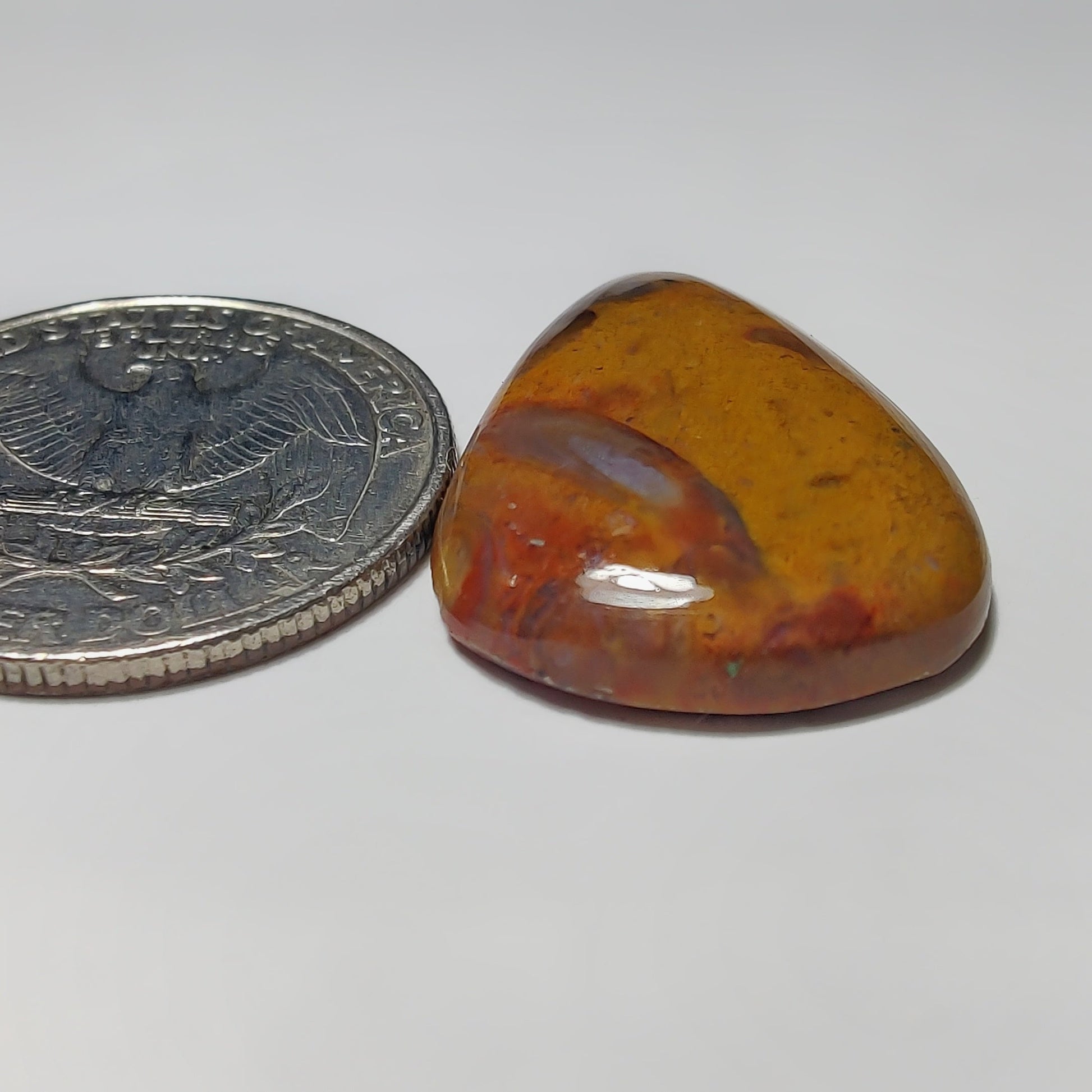 Palm Root Agate gemstone cabochon - natural crystal healing stone for jewelry making by Gemivra