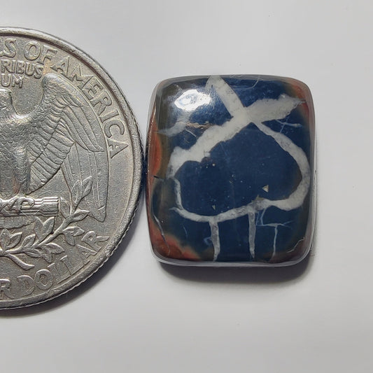 Septarian gemstone cabochon - natural crystal healing stone for jewelry making by Gemivra