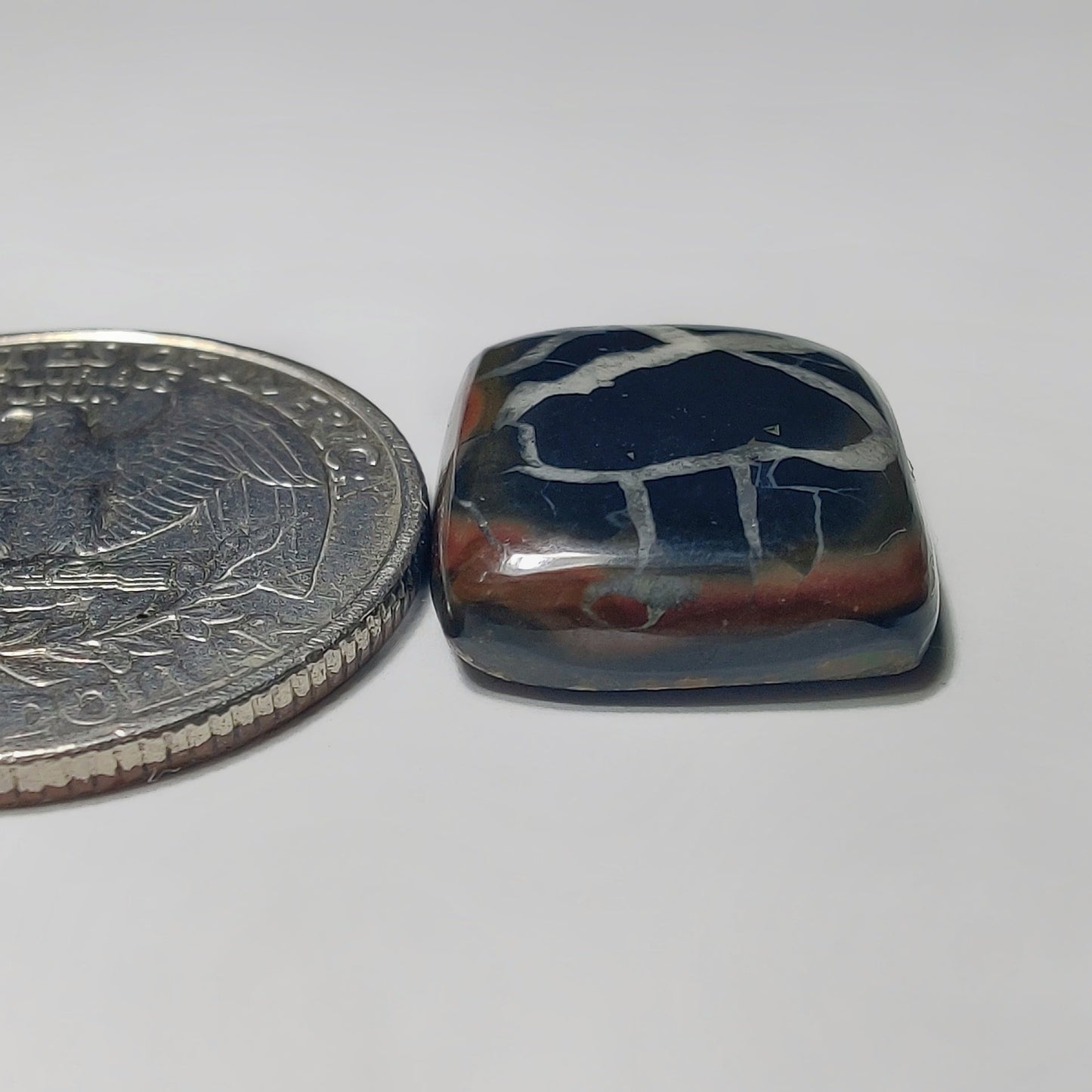 Septarian gemstone cabochon - natural crystal healing stone for jewelry making by Gemivra