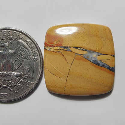 Maligano Jasper gemstone cabochon - natural crystal healing stone for jewelry making by Gemivra