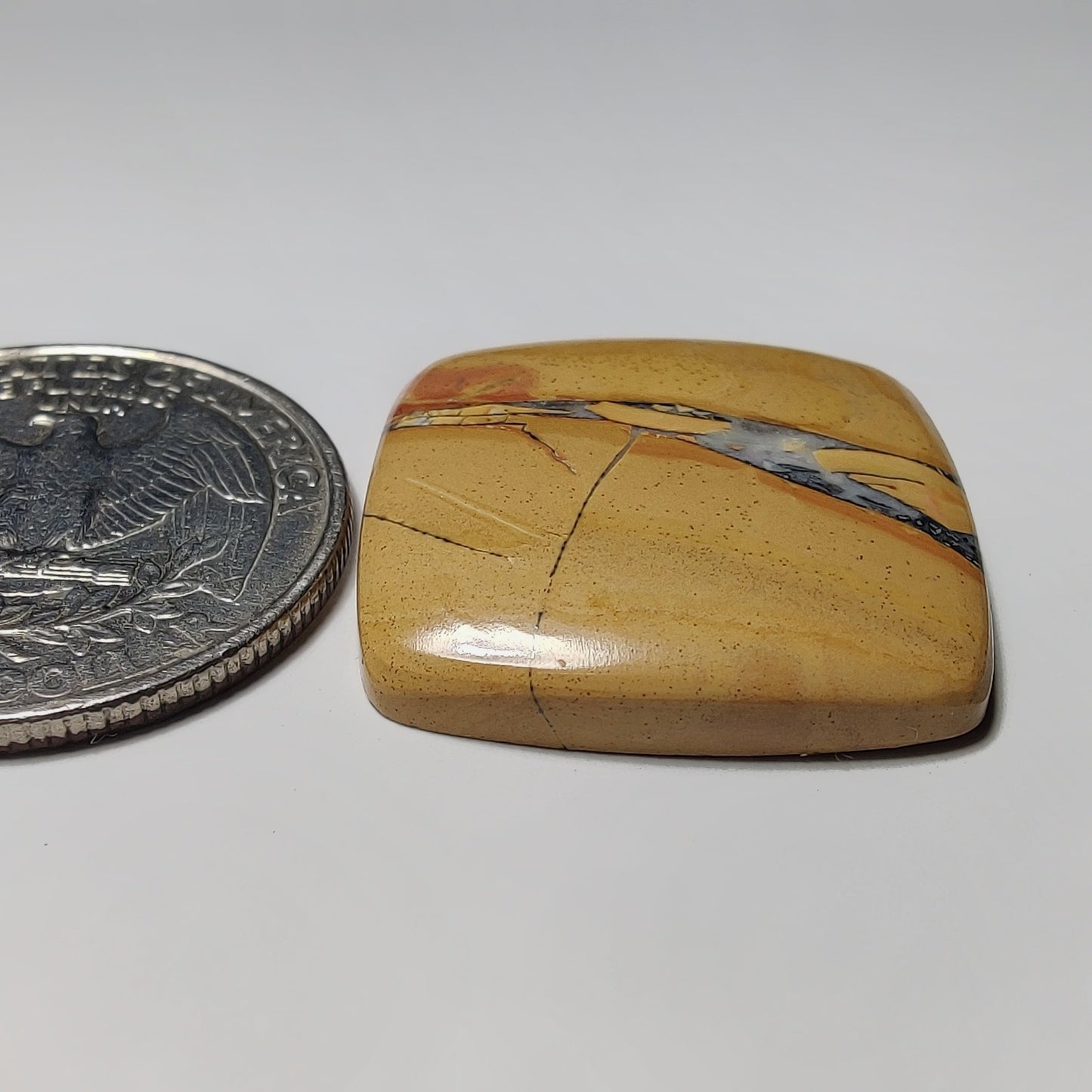 Maligano Jasper gemstone cabochon - natural crystal healing stone for jewelry making by Gemivra