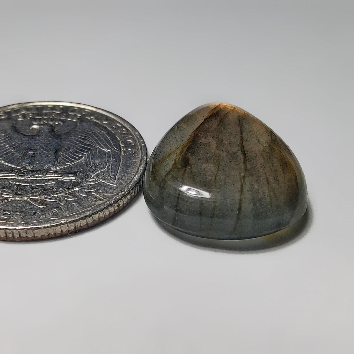 Labradorite gemstone cabochon - natural crystal healing stone for jewelry making by Gemivra