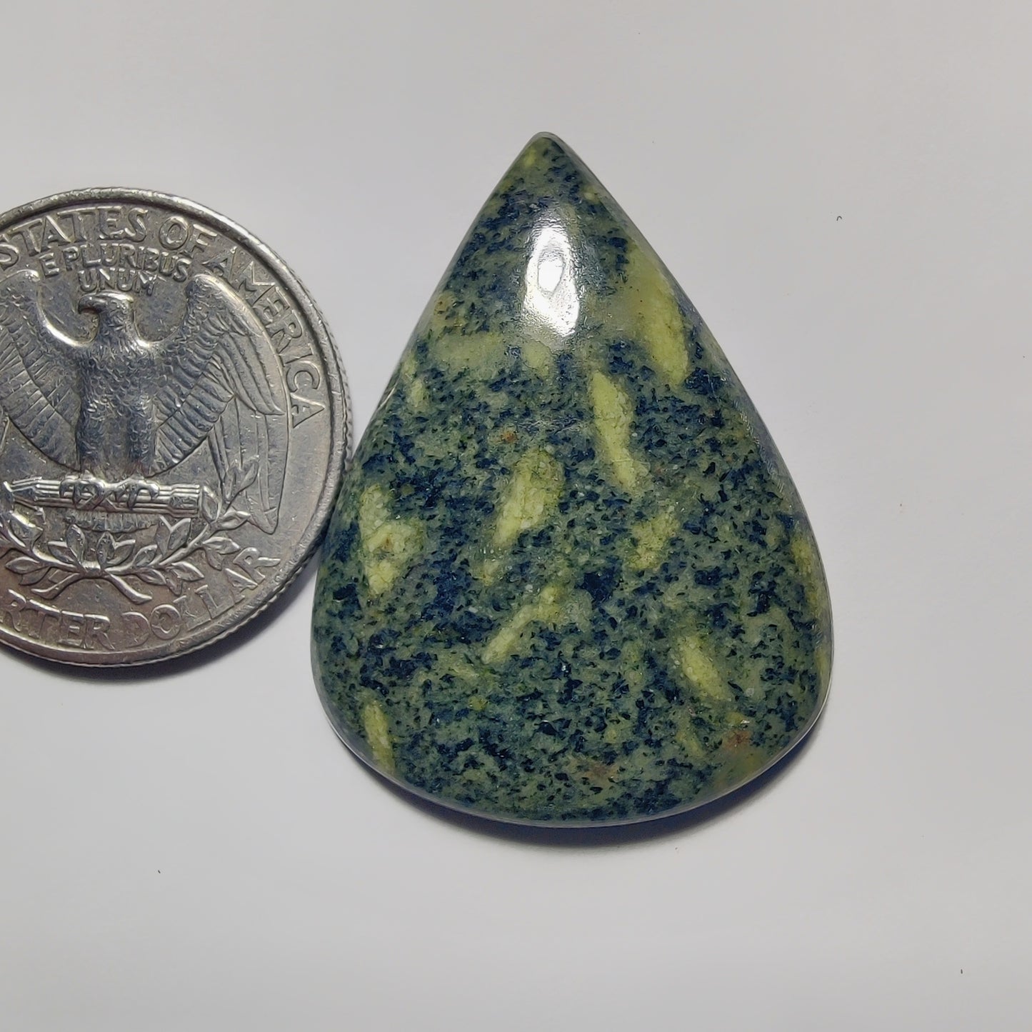 Rice Jasper gemstone cabochon - natural crystal healing stone for jewelry making by Gemivra