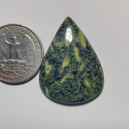 Rice Jasper gemstone cabochon - natural crystal healing stone for jewelry making by Gemivra