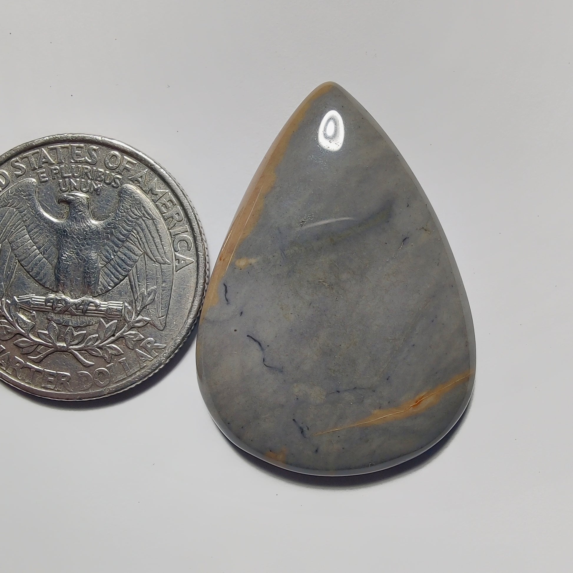 Polychrome Jasper gemstone cabochon - natural crystal healing stone for jewelry making by Gemivra