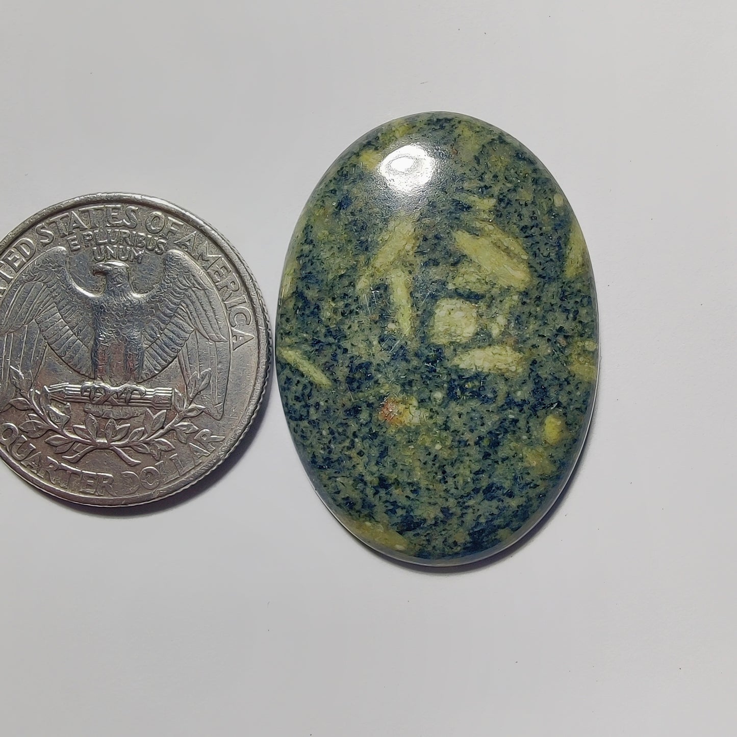 Rice Jasper gemstone cabochon - natural crystal healing stone for jewelry making by Gemivra