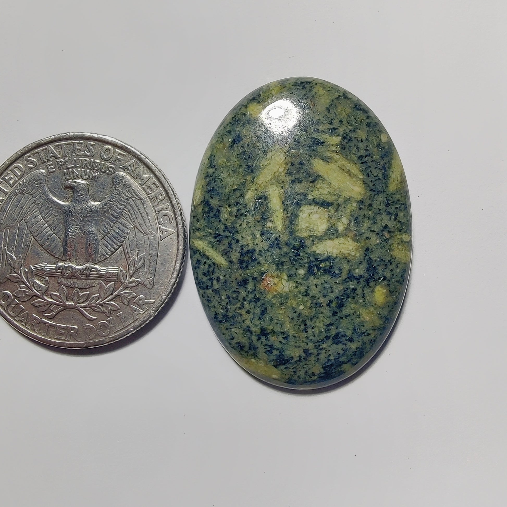 Rice Jasper gemstone cabochon - natural crystal healing stone for jewelry making by Gemivra