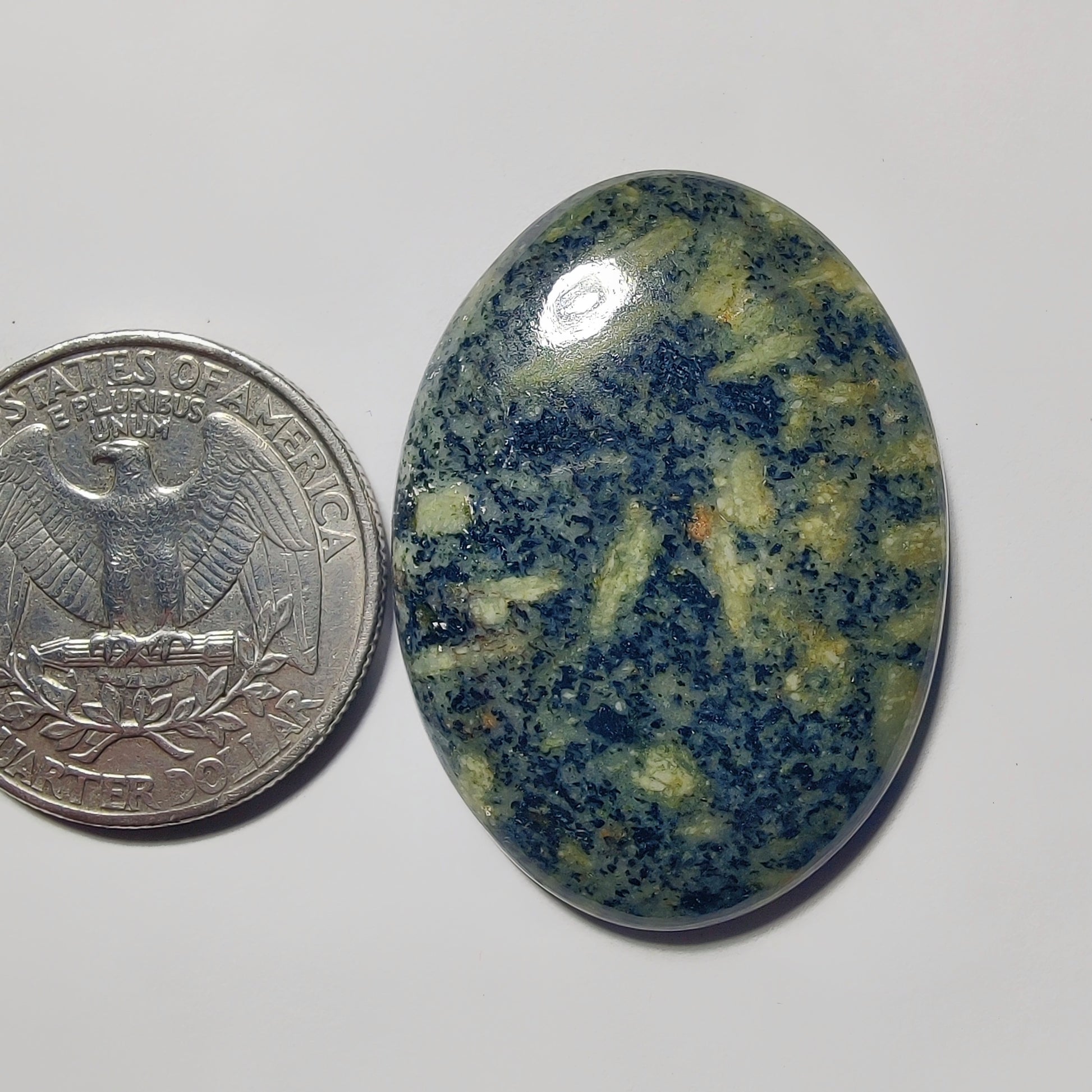 Rice Jasper gemstone cabochon - natural crystal healing stone for jewelry making by Gemivra