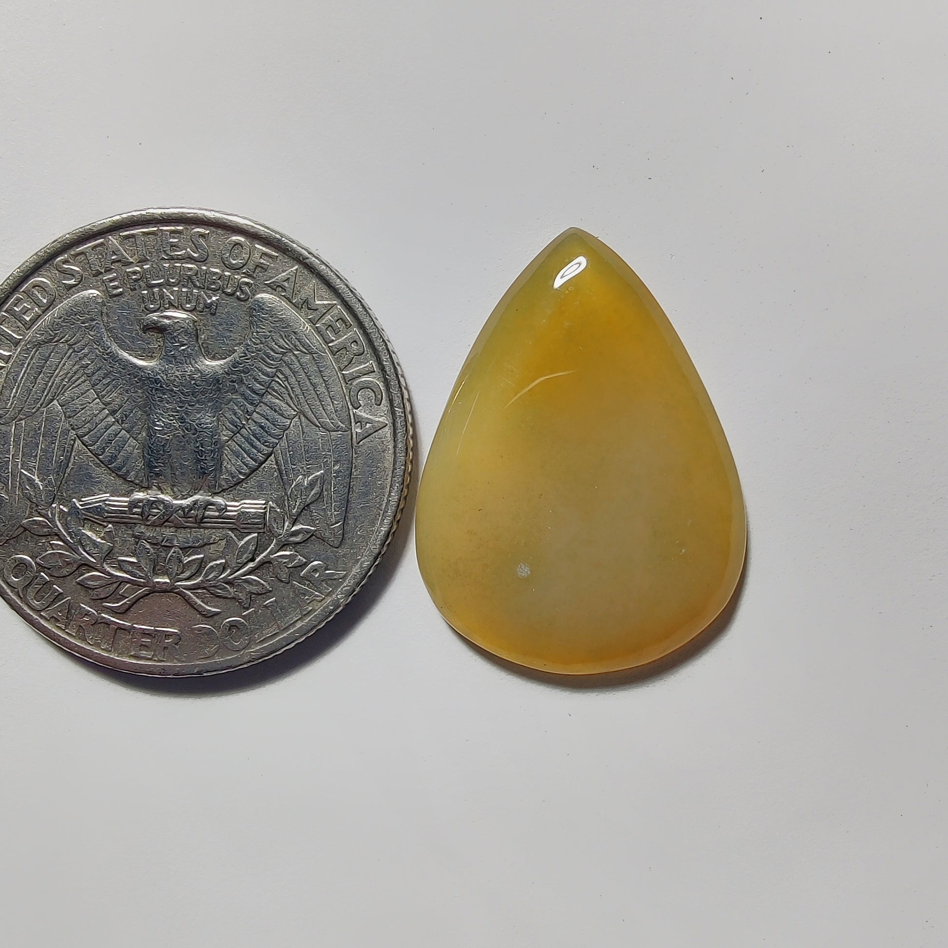Chalcedony gemstone cabochon - natural crystal healing stone for jewelry making by Gemivra