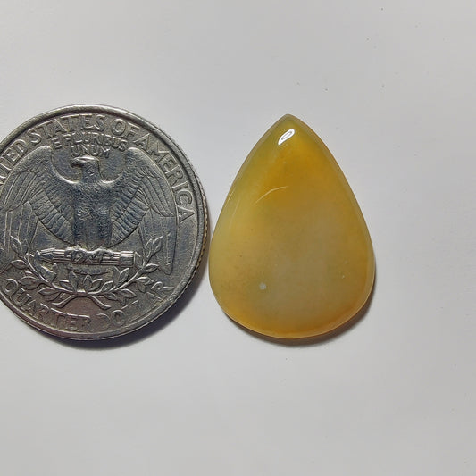 Chalcedony gemstone cabochon - natural crystal healing stone for jewelry making by Gemivra