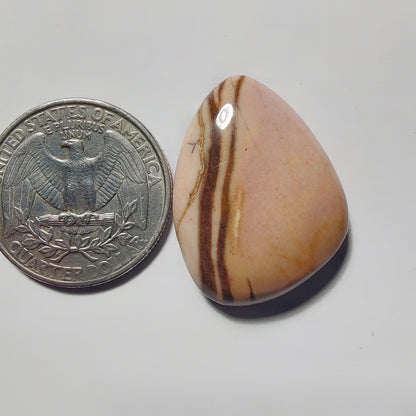 Coconut Jasper gemstone cabochon - natural crystal healing stone for jewelry making by Gemivra
