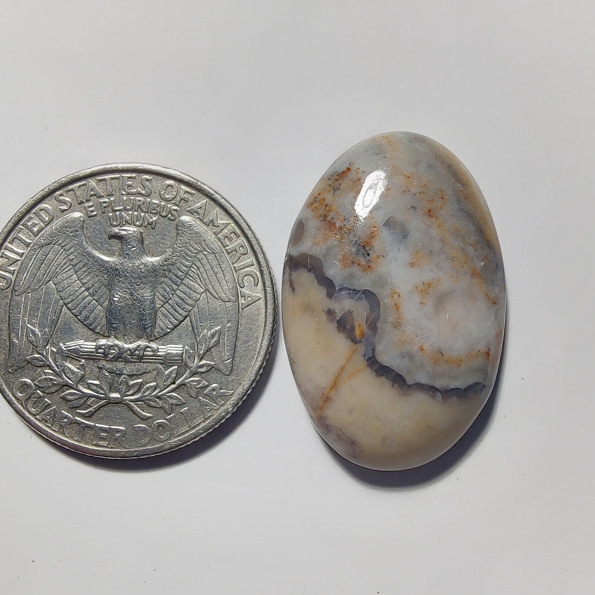 Spider Jasper gemstone cabochon - natural crystal healing stone for jewelry making by Gemivra