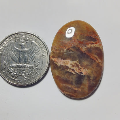 Butterlite Jasper gemstone cabochon - natural crystal healing stone for jewelry making by Gemivra