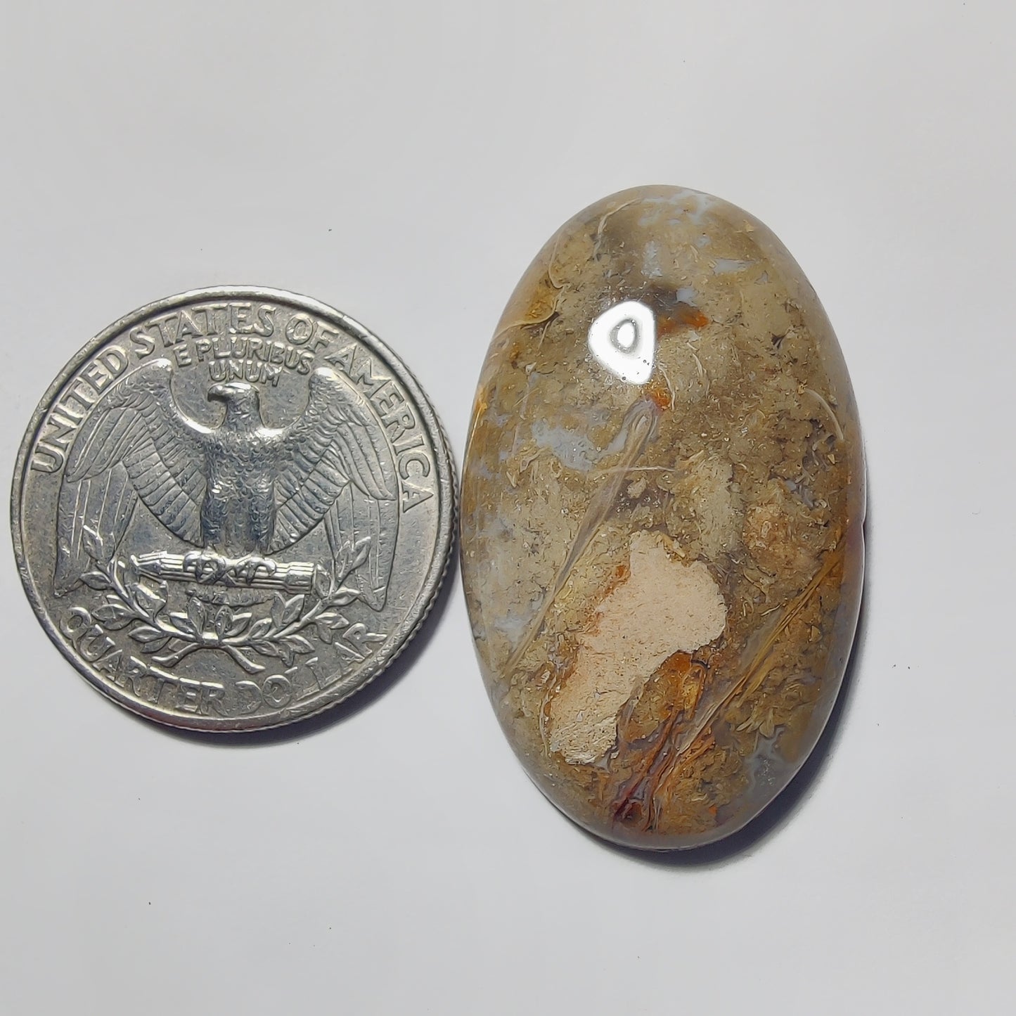 Rhyolite Jasper gemstone cabochon - natural crystal healing stone for jewelry making by Gemivra